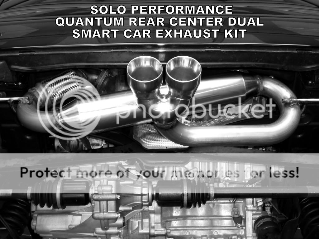 SOLO Performance SMART CAR CENTER EXIT EXHAUST KITS Smart Car Forums
